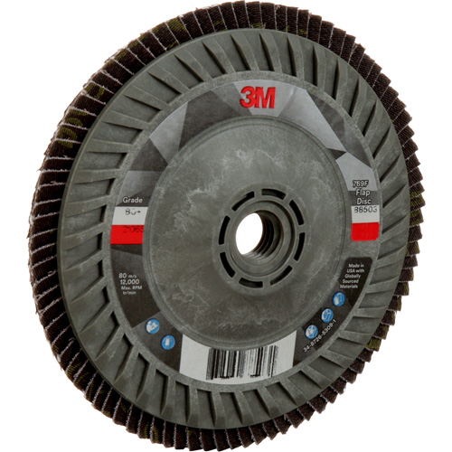 769F Quick Change Flap Disc, 5" x 5/8"-11, Type 27, 80+ Grit, Ceramic Equipment World