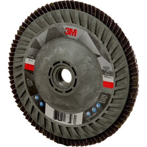 769F Quick Change Flap Disc, 5" x 5/8"-11, Type 27, 80+ Grit, Ceramic Equipment World