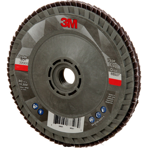 769F Quick Change Flap Disc, 4-1/2" x 5/8"-11, Type 29, 80+ Grit, Ceramic Equipment World