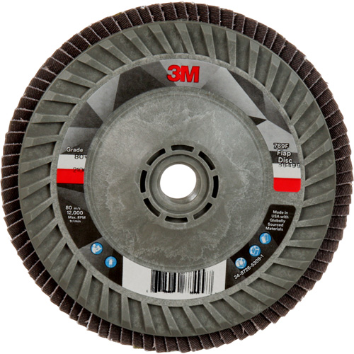 769F Quick Change Flap Disc, 5" x 5/8"-11, Type 29, 80+ Grit, Ceramic Equipment World