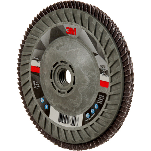 769F Quick Change Flap Disc, 5" x 5/8"-11, Type 29, 80+ Grit, Ceramic Equipment World