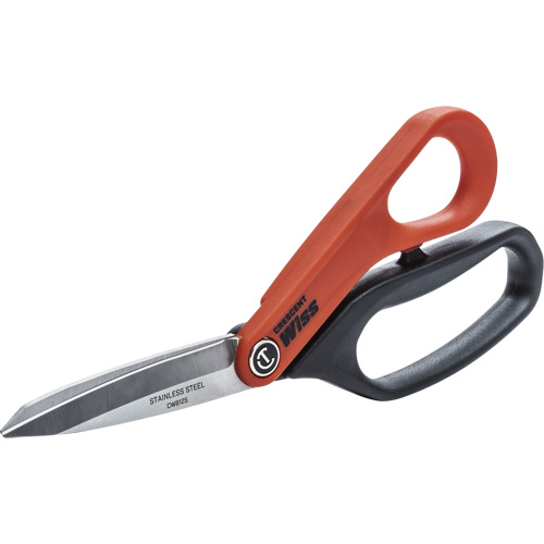 Stainless Steel All Purpose Tradesman Shears, 8-1/2", Rings Handle Equipment World