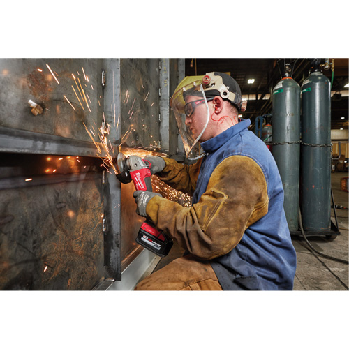 M18 Fuel No-Lock Braking Grinder with One-Key Paddle Switch Kit, 4-1/2" or 5" Wheel, 18 V Equipment World