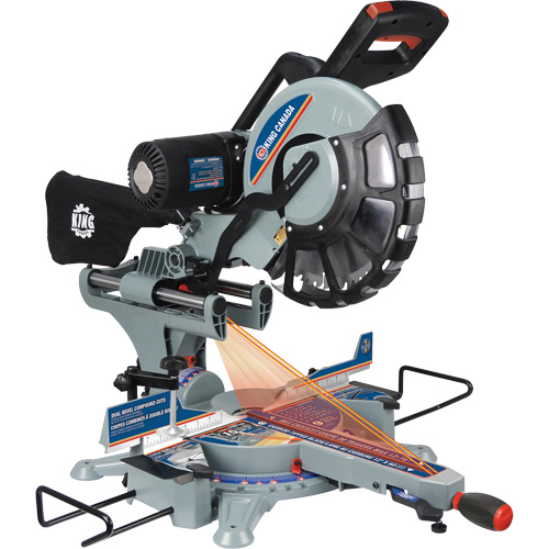 Dual Bevel Sliding Compound Mitre Saw, 12", 15 A Equipment World
