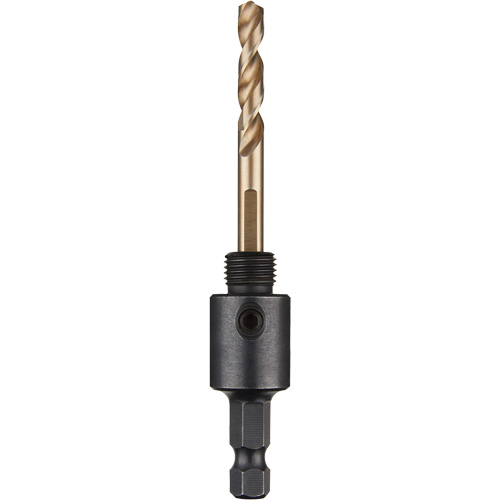 Hole Dozer Hole Saw Small Arbor with Cobalt Pilot Bit, 0" - 1-3/16", 1/4" Shank Equipment World