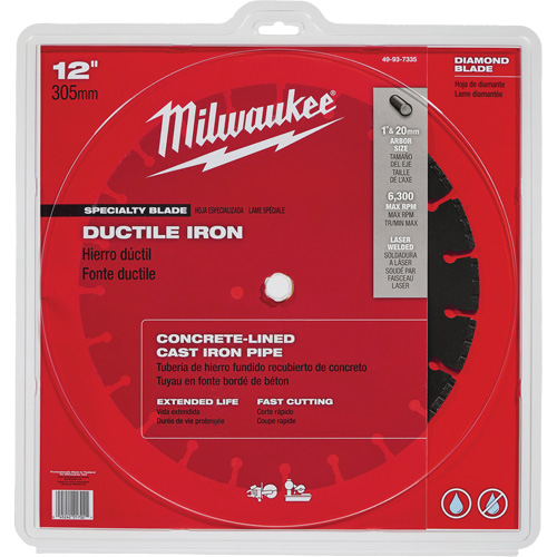 Circular Saw Blade, 12", Ductile Iron Use Equipment World