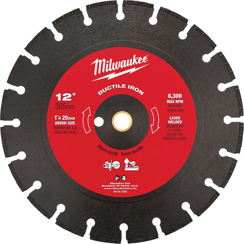 Circular Saw Blade, 12", Ductile Iron Use Equipment World