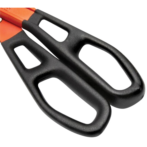 13" Serrated Aluminum Tinner Snip with Dipped Handle, 3" Cut Length, Straight Cut Equipment World