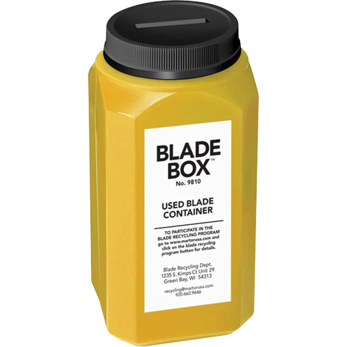 Contenant pour lames us&eacute;es Equipment World