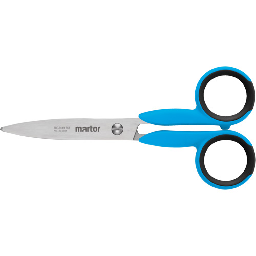 Secumax 363 Safety Scissors, 5-7/25", Rings Handle Equipment World