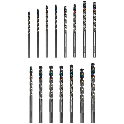 Metal Demon Drill Bits Set for Mild, Hardened and Stainless Steels, 15 Pieces Equipment World