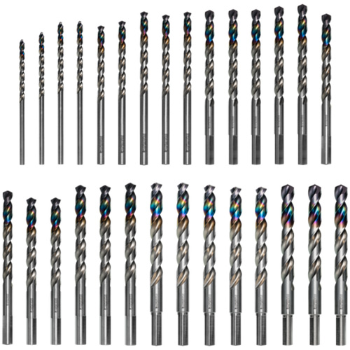 Metal Demon Drill Bit Set for Mild, Hardened and Stainless Steels, 29 Pieces Equipment World