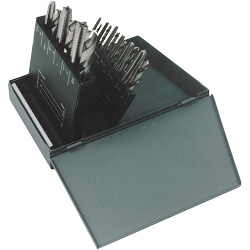 Jeu de forets courts & taraud moyens manuel HT18, 18 morcea Equipment World