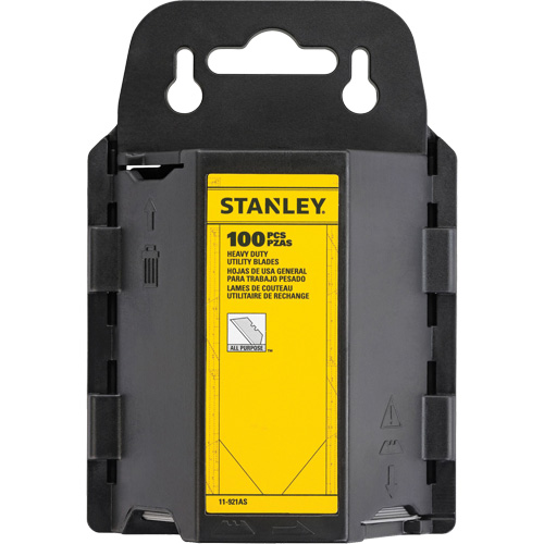 Heavy-Duty Utility Blades with Dispenser, Single Style Equipment World