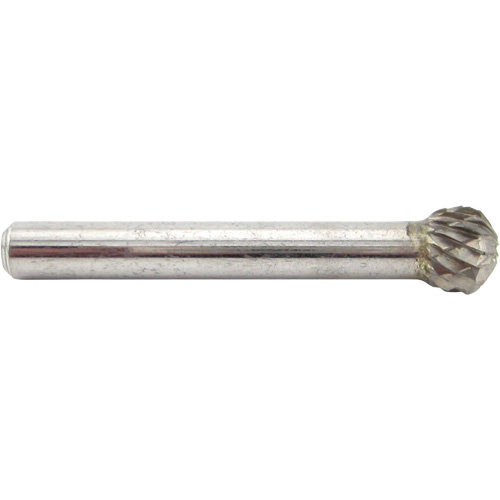 Ball Shape Carbide Shipyard Bur, SD-3, 3/8" Dia., 1/4" Shank, 5/16" Depth of Cut Equipment World