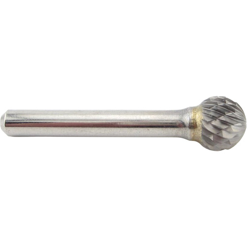 Ball Shape Carbide Shipyard Bur, SD-5, 1/2" Dia., 1/4" Shank, 7/16" Depth of Cut Equipment World