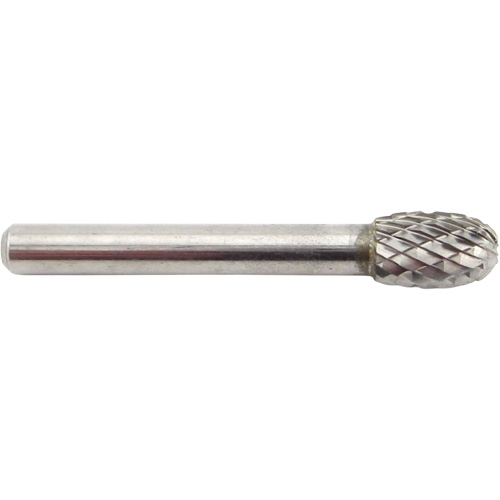 Oval Shape Carbide Shipyard Bur, SE-3, 3/8" Dia., 1/4" Shank, 5/8" Depth of Cut Equipment World