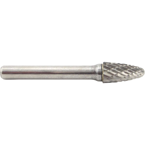Tree Shape Radius End Carbide Shipyard Bur, SF-3, 3/8" Dia., 3/4" Depth of Cut Equipment World