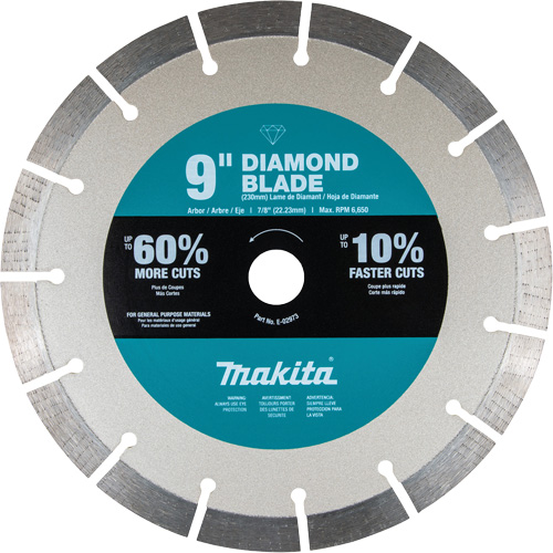 Lame diamant  Ultra-Premium plus, segment&eacute;e, usage g&eacute;n&eacute;ral Equipment World