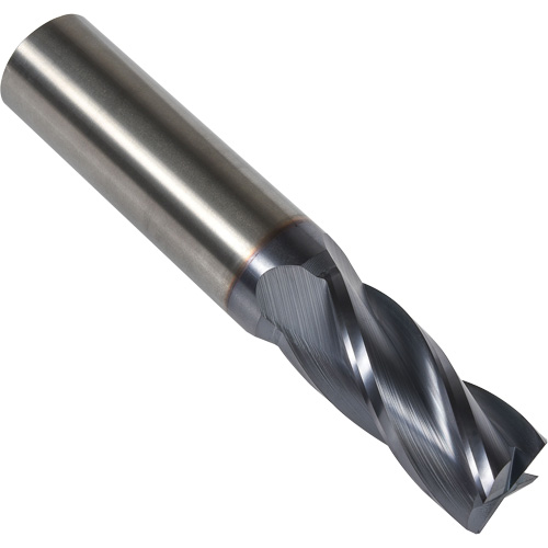 S234 30° Square End Mill, 1/16" Dia., 1-1/2" L, 4 Flutes, 1/8" Shank, Carbide Equipment World