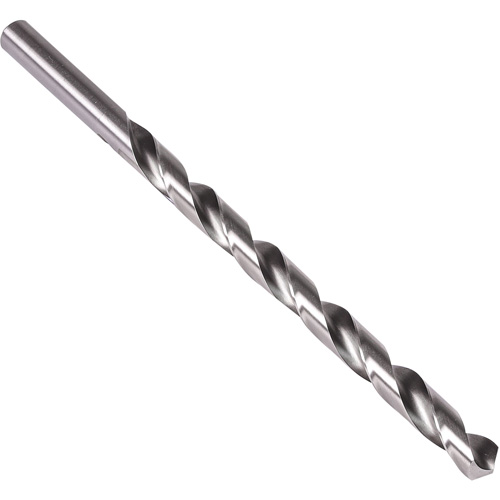Extra Length Drill Bit, 5/16", High Speed Steel, 13" Flute, 118° Point Equipment World