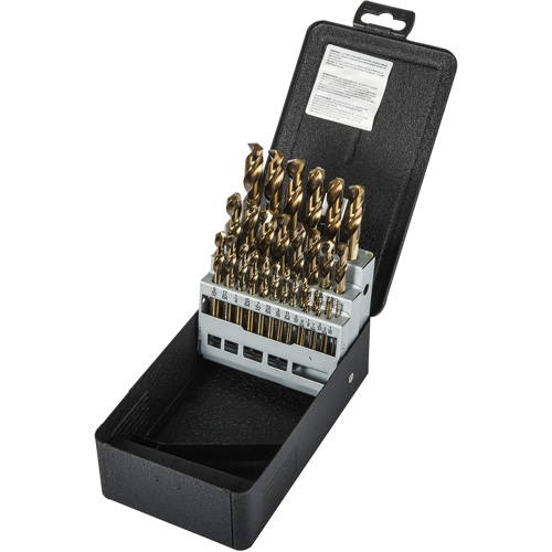Heavy-duty Screw Machine Drill Bit Set, 29 Pieces, High Speed Cobalt Equipment World