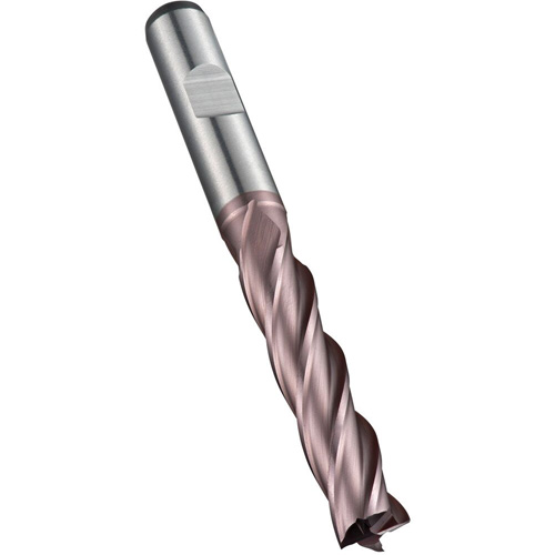 Square End Mill, 5 mm Dia., 68 mm L, 4 Flutes, 6 mm Shank, High Speed Cobalt Equipment World