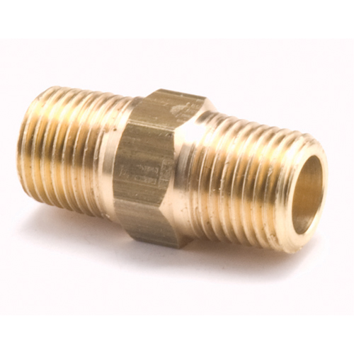 Hex Pipe Nipples, Brass, 1/8", Standard Equipment World