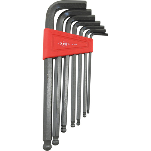 Ball Nose Hex Key Set, 7 Pcs., Imperial Equipment World