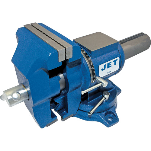 Multi-Purpose Heavy-Duty Vise, 5" Jaw Width, 3" Throat Depth Equipment World