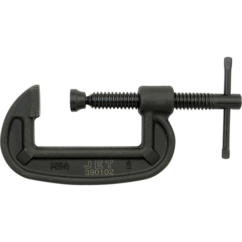 Heavy-Duty C-Clamp, 2" (50.8 mm) Capacity, 1" (25.4 mm) Throat Depth Equipment World