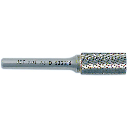 JET-KUT Cylindrical Shape Bur, 1/4" Dia., 1/4" Shank, 5/8" Depth of Cut Equipment World