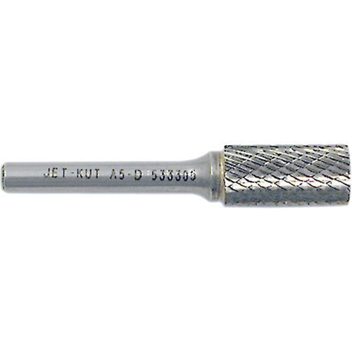 JET-KUT Cylindrical Shape Bur, 3/8" Dia., 1/4" Shank, 3/4" Depth of Cut Equipment World