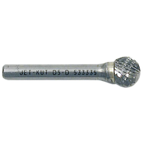 Ball Shape Bur, 1/2" Dia., 1/4" Shank, 7/16" Depth of Cut Equipment World