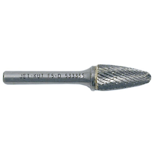 Tree Shape Bur with Radius End, 3/8" Dia., 1/4" Shank, 3/4" Depth of Cut Equipment World