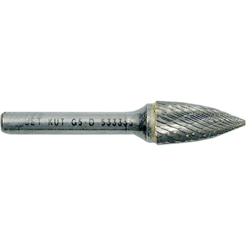 G3-D JET-KUT&reg; Tree Shape Burr with Pointed End, 3/8" Dia., 1/4" Shank, 3/4" Depth of Cut Equipment World