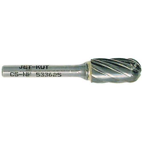 Fraise &agrave; bout sph&eacute;rique pour aluminium et mat&eacute;riaux non ferreux C5-NF JET-KUT, 1/2" dia. Equipment World