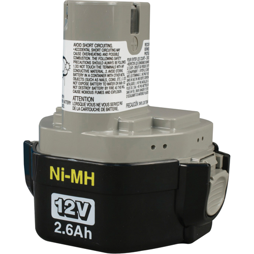 Pod-Style Battery, Ni-MH, 12 V, 2.6 A Equipment World