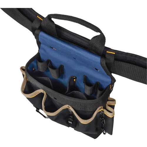 20 Pocket Tool Belt Combo, Polyester, Black Equipment World