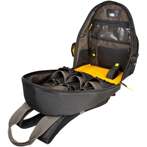 Techgear 53-Pocket Tool Backpack, 16" L x 13-1/4" W, Black, Polyester Equipment World