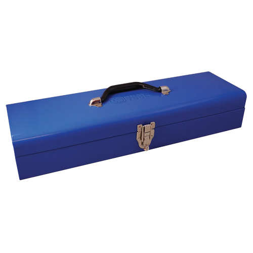 Low Profile Utility Tool Box, 20" D x 6-1/4" W x 5" H, Blue Equipment World
