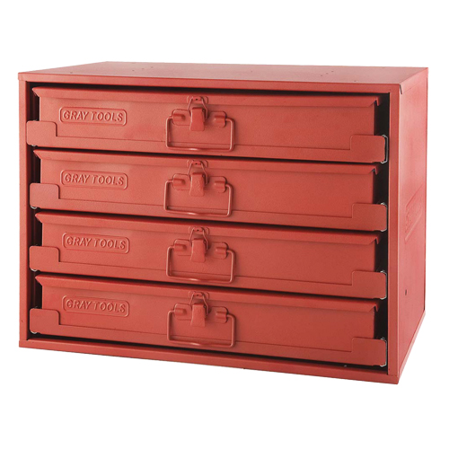 Compartment Rack With 4 Compartment Boxes, 4 Slots, 20-1/2" W x 12-1/2" D x 14-5/8" H, Red Equipment World