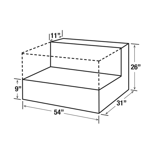 Steel Fuel Transfer Tank, Steel, 100 Gal. Capacity, Black Equipment World