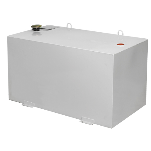 R&eacute;servoir de transfert pour carburant en acier, Acier, Capacit&eacute; 100 gal., Blanc Equipment World