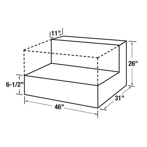 Steel Fuel Transfer Tank, Steel, 85 gal. Capacity, White Equipment World