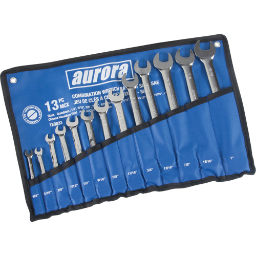 Fixed Head Wrench Set, 13 Pieces, Imperial Equipment World
