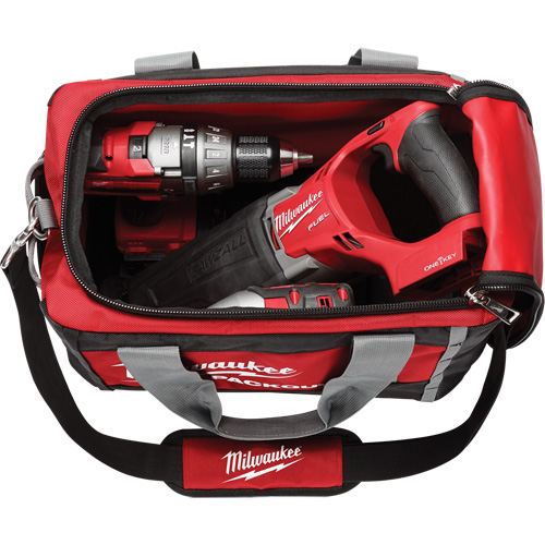 Packout Tool Bag, Ballistic Nylon, 2 Pockets, Black/Red Equipment World