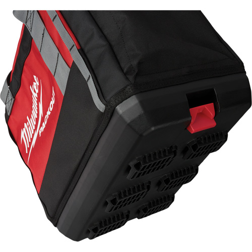 Packout Tool Bag, Ballistic Nylon, 2 Pockets, Black/Red Equipment World