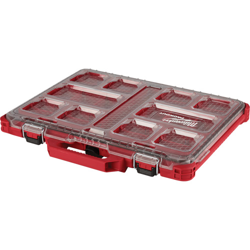 Packout Low-Profile Organizer, 19-3/4" x 16-2/5" x 2-1/2", Black/Red Equipment World