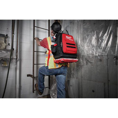 Packout Backpack, 15-3/4" L x 11-4/5" W, Black/Red, Ballistic Equipment World